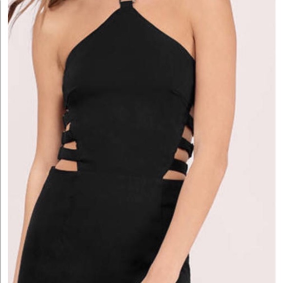 NWT Tobi sexy black cutout midi dress - Picture 5 of 7